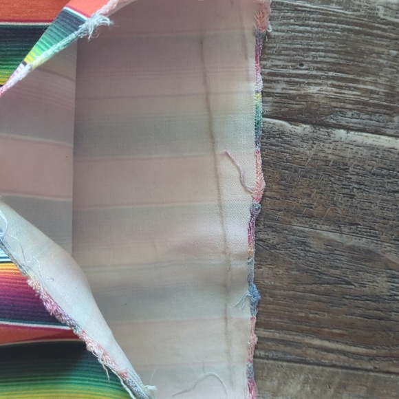 RANCH DRESS'N Fallon Taylor "Orange Serape" super flare cowgirl jeans sz 2 EUC - Picture 15 of 16